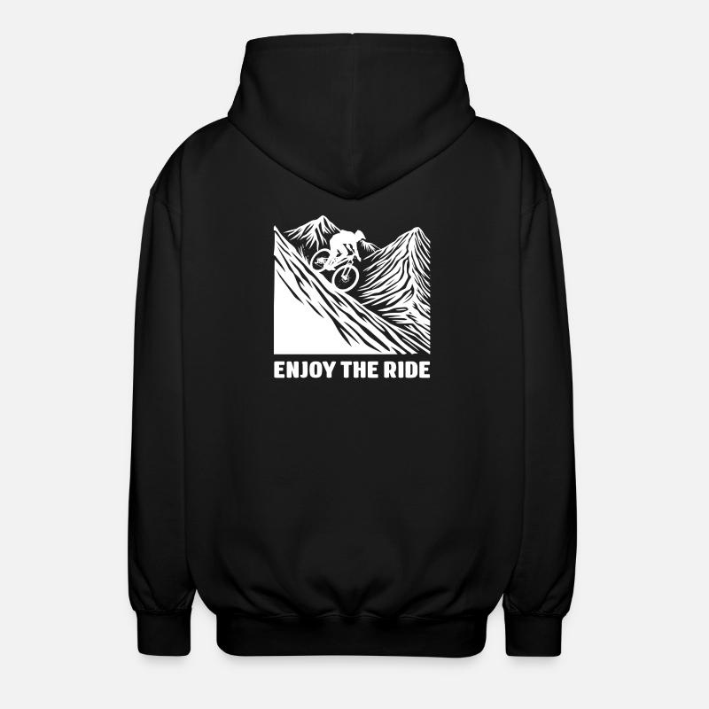 VTT - Profitez de la balade - Veste à capuche unisexe - noir