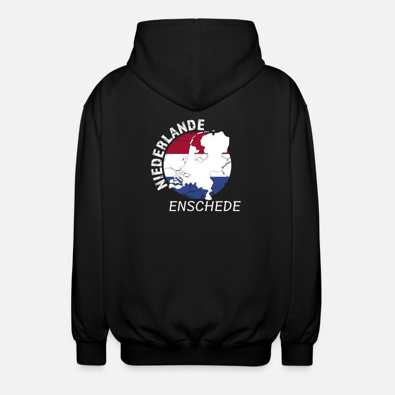 Enschede - Veste à capuche unisexe - noir