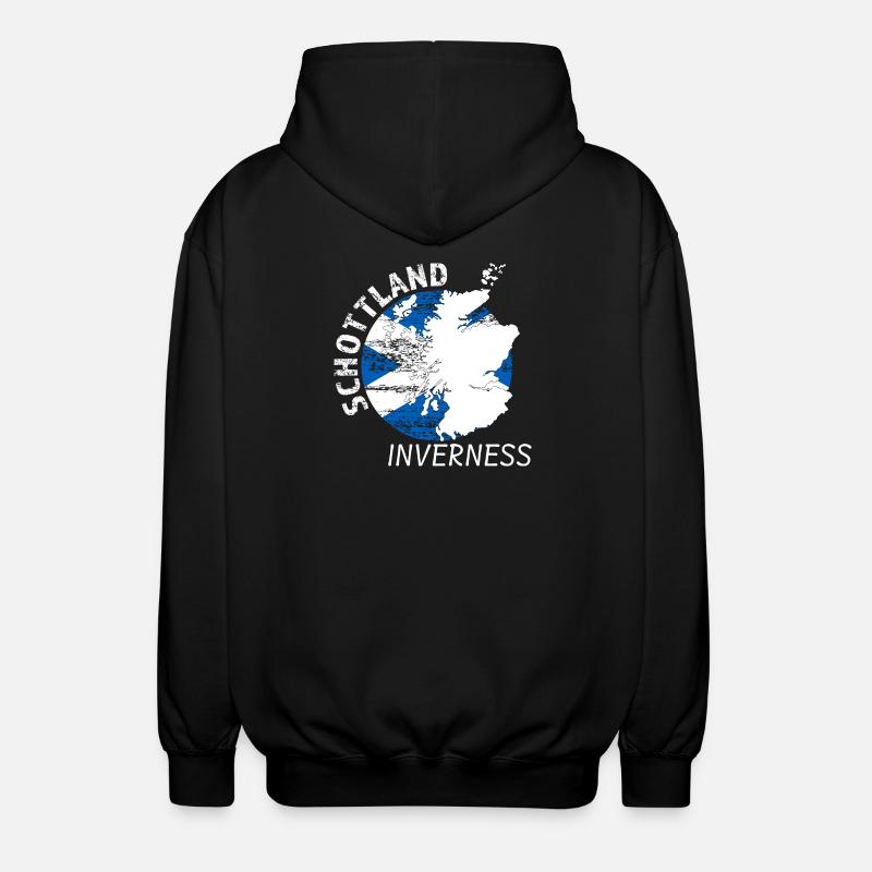 Inverness - Unisex Hooded Jacket - black