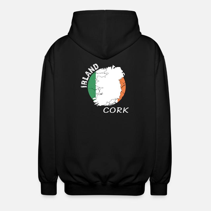 Cork - Unisex Kapuzenjacke - Schwarz