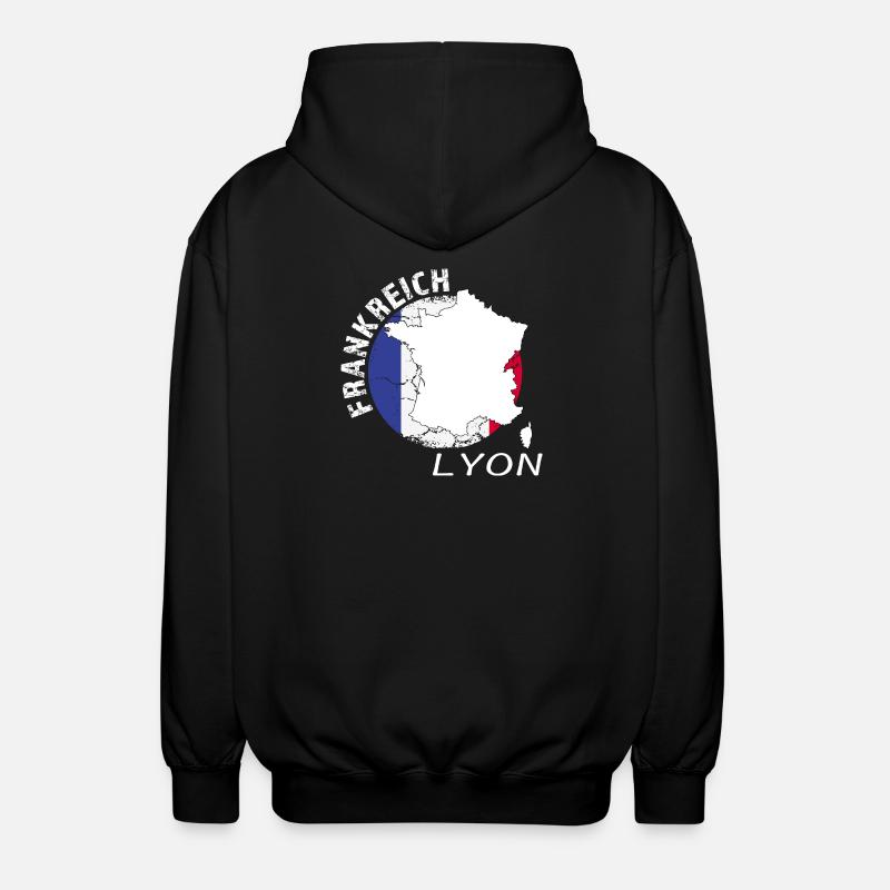 Lyon - Veste à capuche unisexe - noir