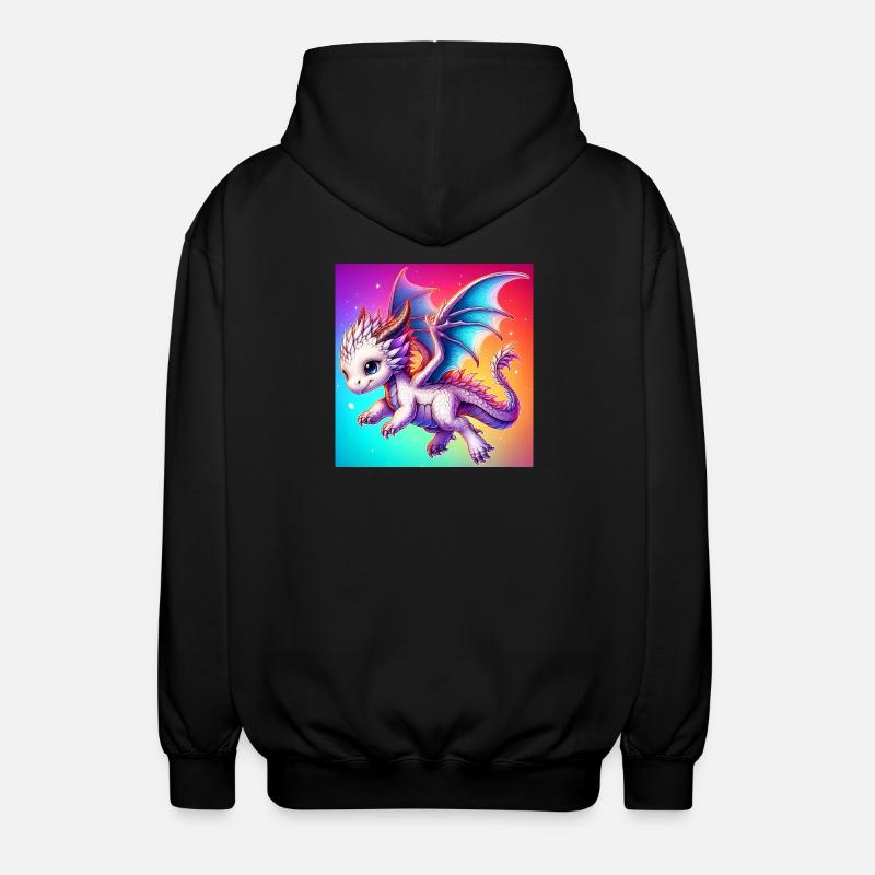 dragon - Veste à capuche unisexe - noir