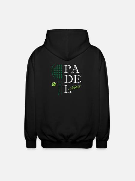 Padel_Addict - Unisex Kapuzenjacke - Schwarz
