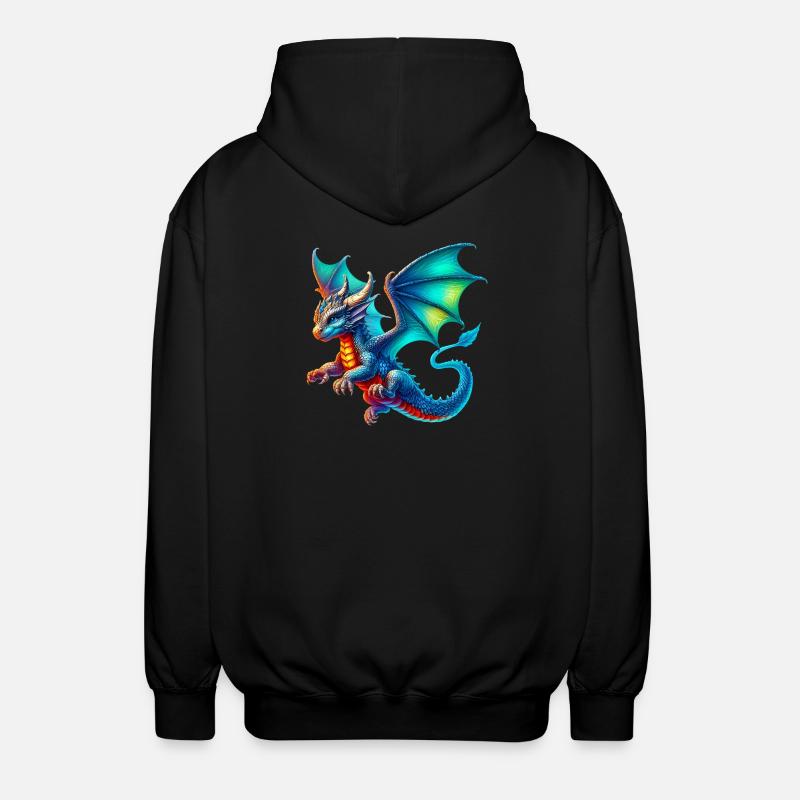 Dragon - Veste à capuche unisexe - noir