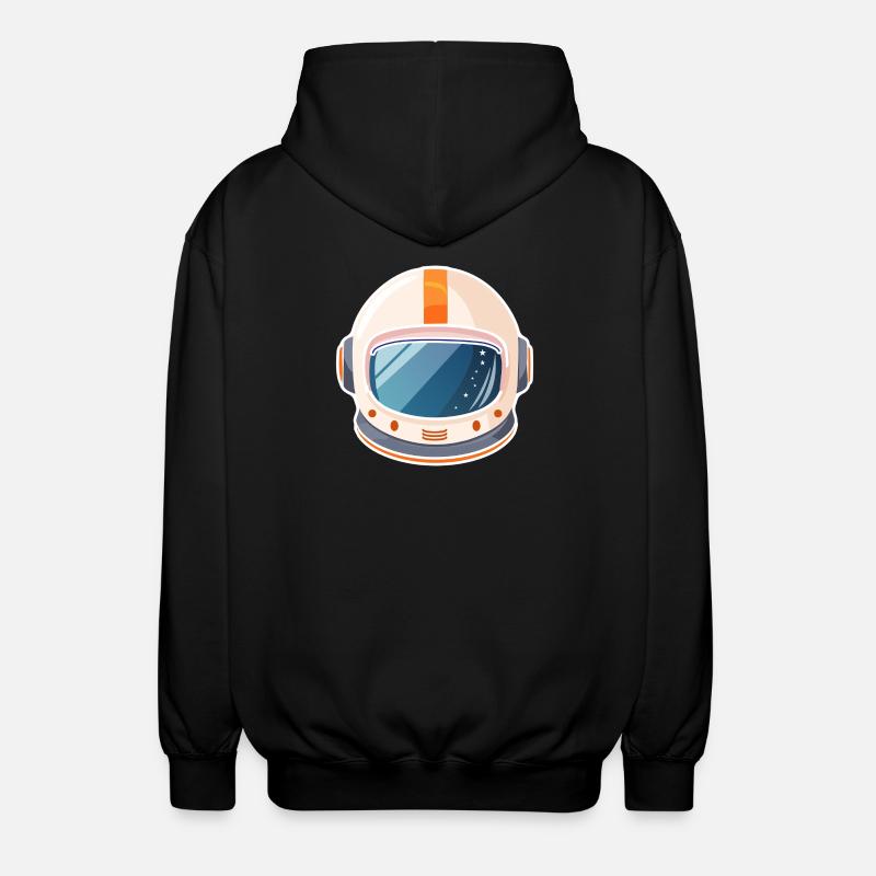 Casque spatial rétro - Veste à capuche unisexe - noir