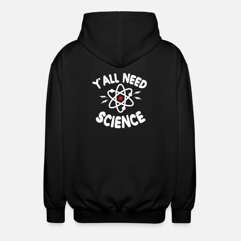 Science pour tous Tee Atom - Veste à capuche unisexe - noir