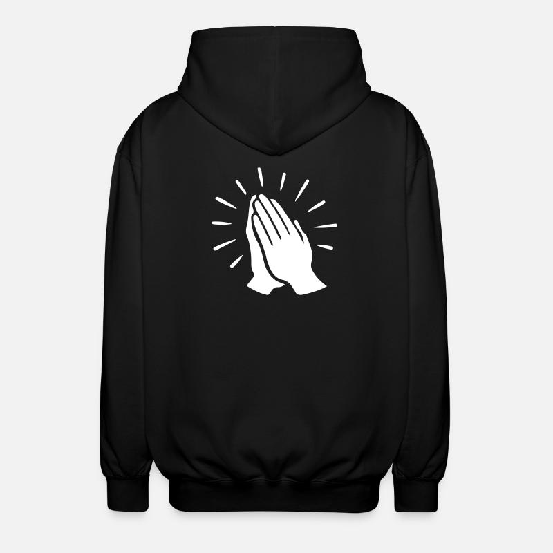 Prière Main Prie - Veste à capuche unisexe - noir