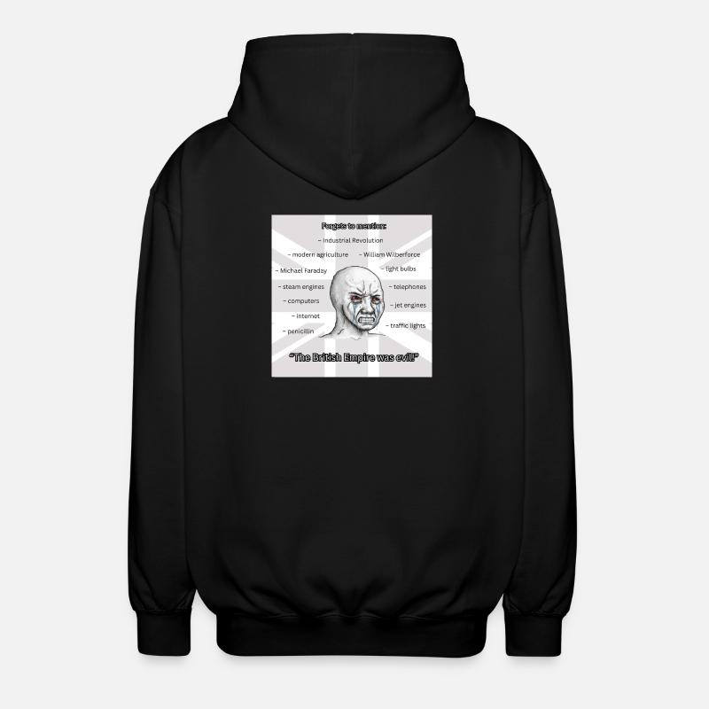 PROBRITAIN2 - Unisex Hooded Jacket - black