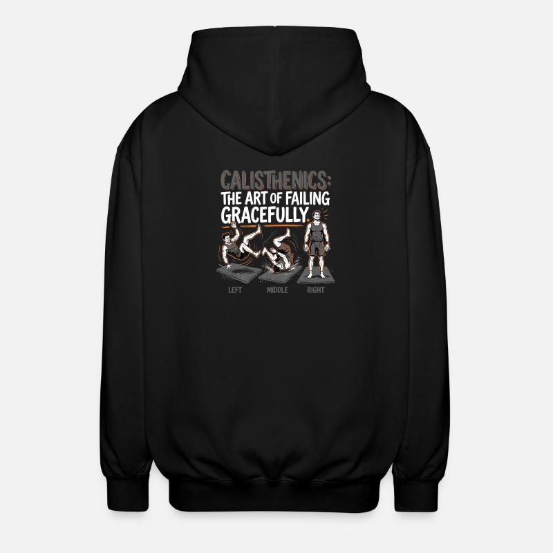La calisthénie avec grâce - Veste à capuche unisexe - noir