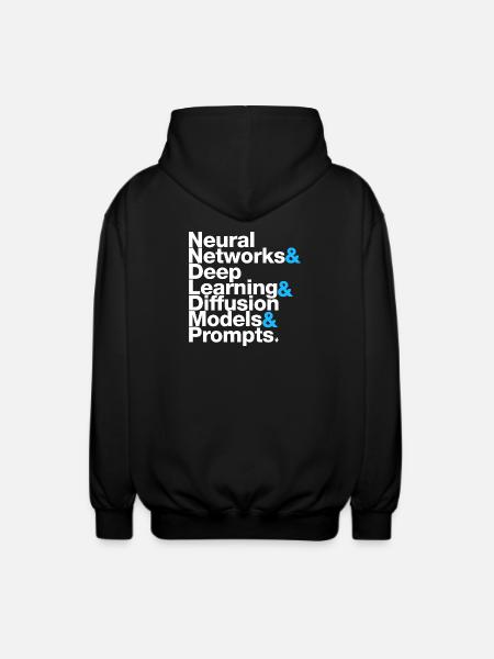 I&A - Unisex Kapuzenjacke - Schwarz