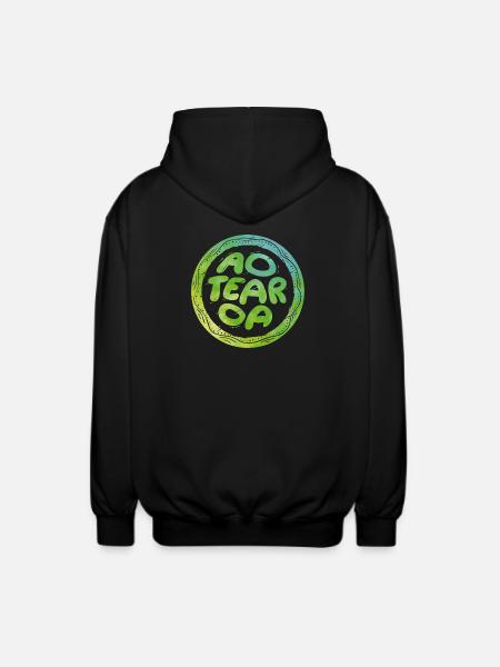 Lettering Aotearoa - Veste à capuche unisexe - noir