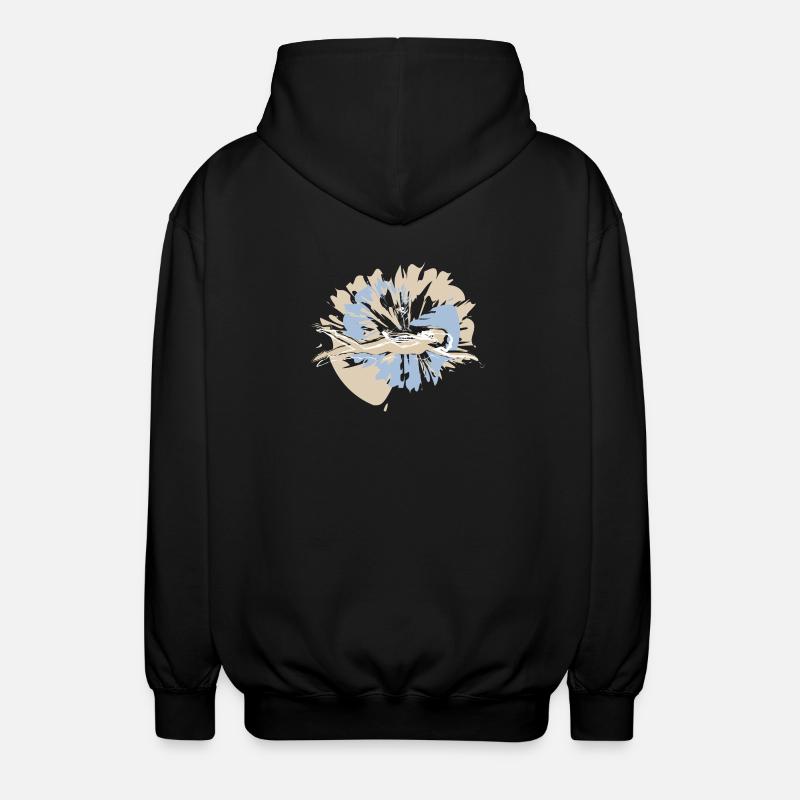 Valentine's Day Swimmer - Unisex Hooded Jacket - black