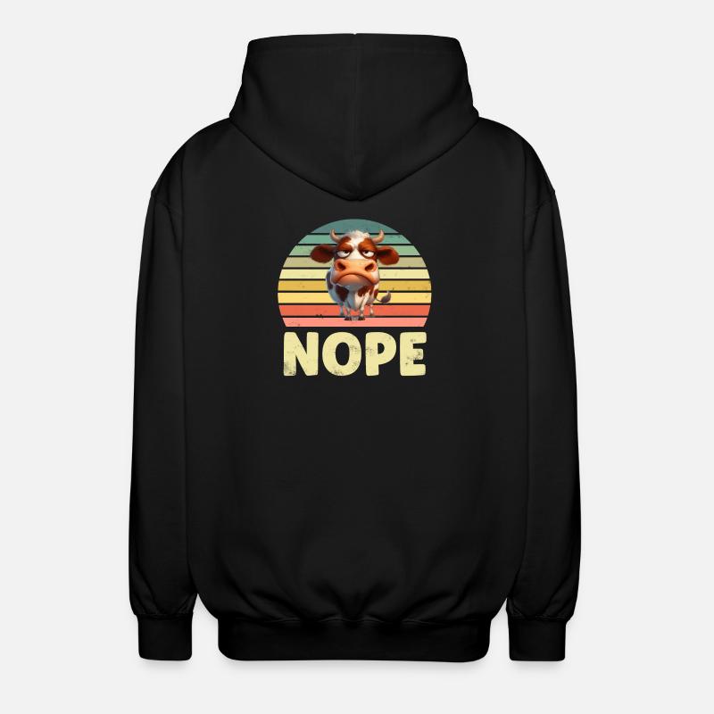Vaches Vaches - Veste à capuche unisexe - noir