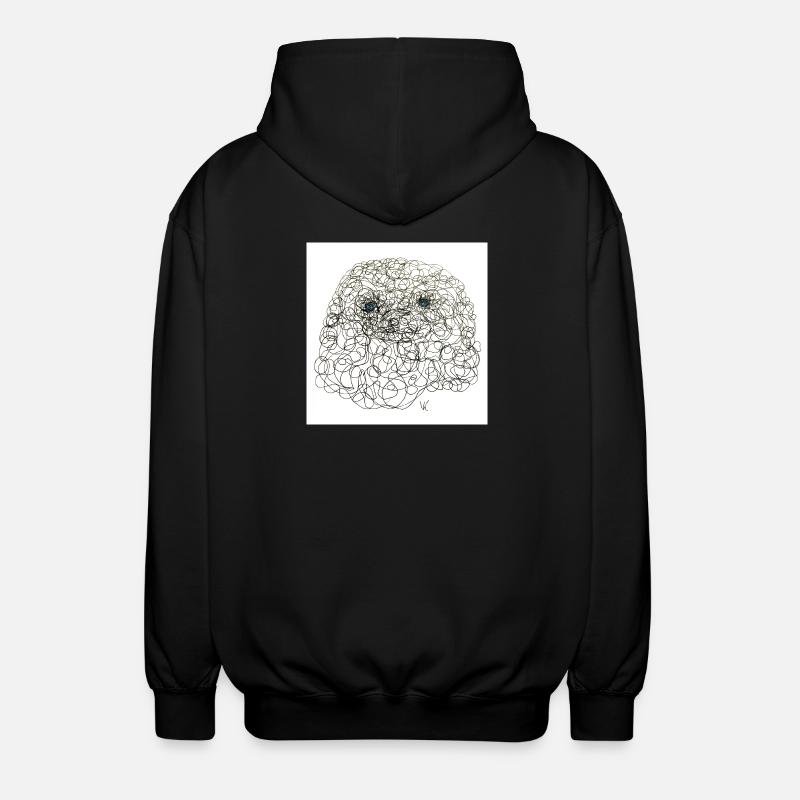 Curly Sherly - Unisex Kapuzenjacke - Schwarz