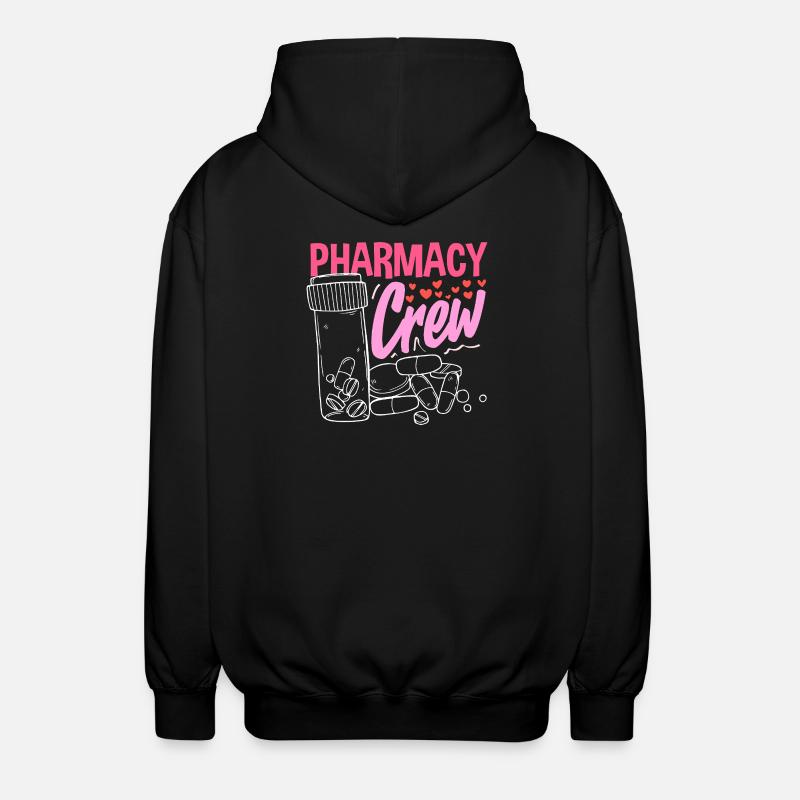 Apotheker Pharmazeutisch-technischer - Unisex Kapuzenjacke - Schwarz