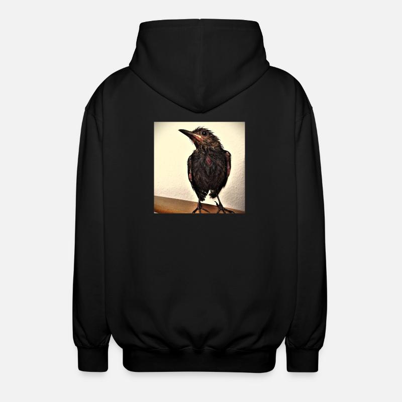 Fraîchement baignée... - Veste à capuche unisexe - noir