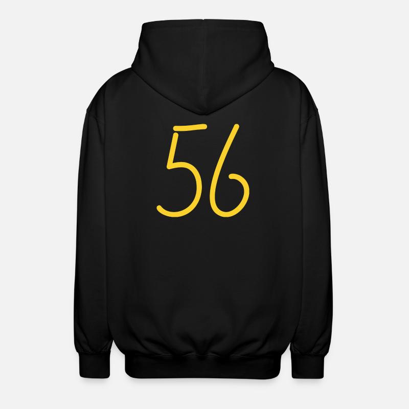 56 - Unisex Kapuzenjacke - Schwarz