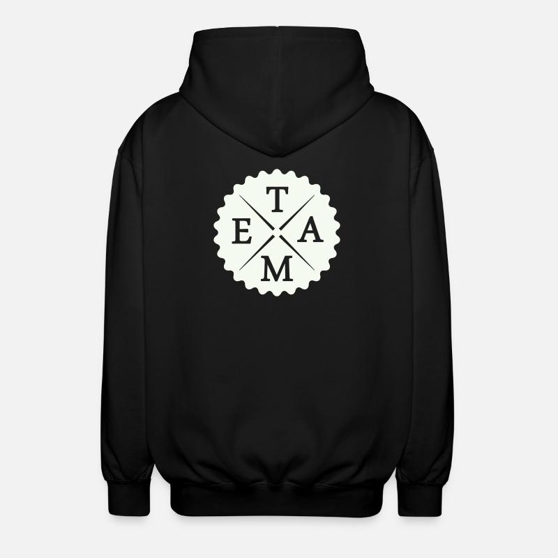 Team - Unisex Kapuzenjacke - Schwarz