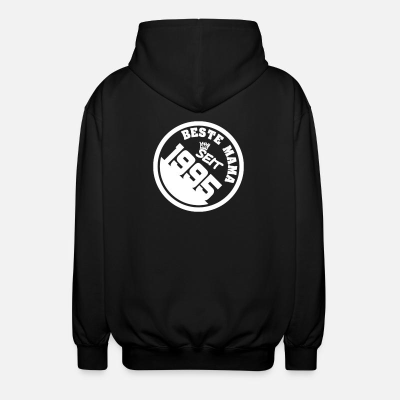 1995 - Unisex Hooded Jacket - black