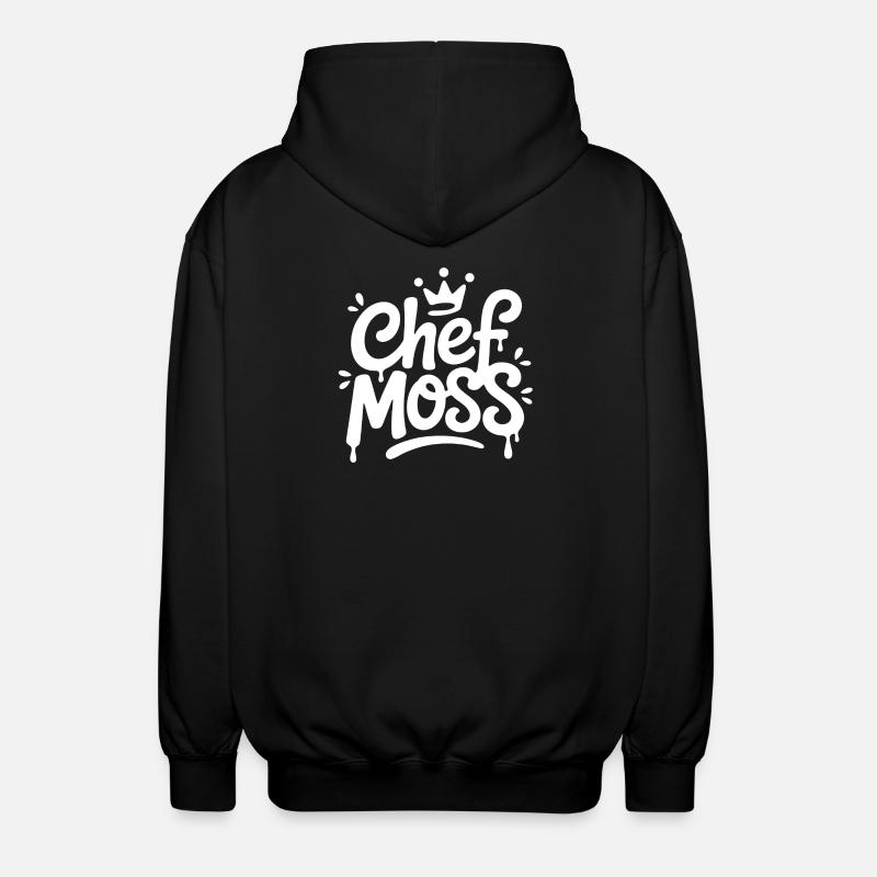 Chef Moss Graffiti - Unisex Kapuzenjacke - Schwarz