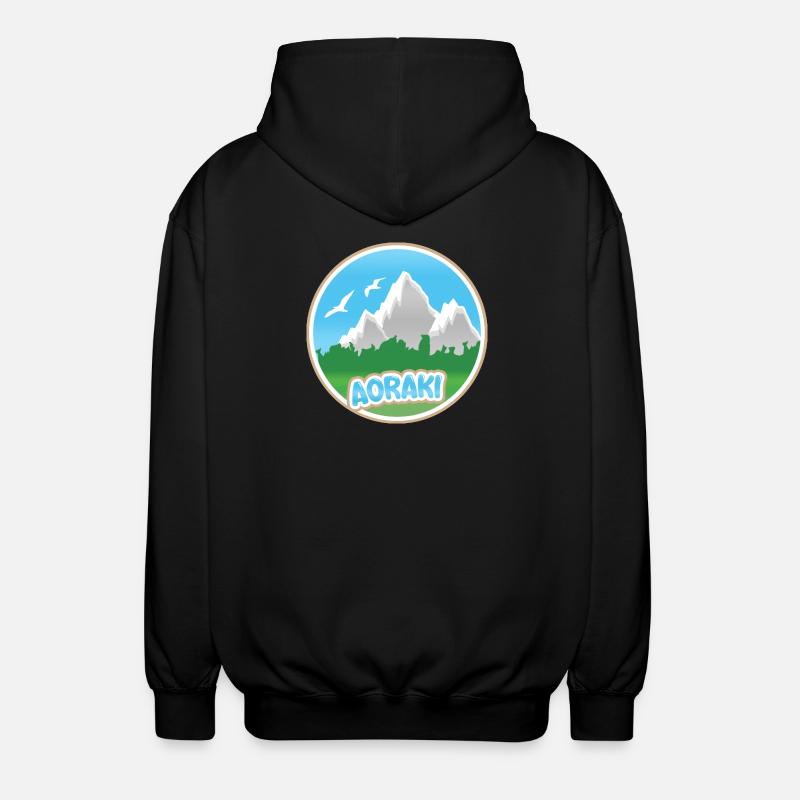 Mont Aoraki - Veste à capuche unisexe - noir