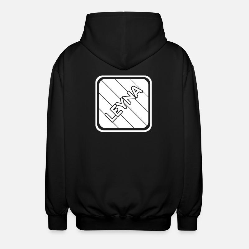 Leyna as a daughter - Unisex Hooded Jacket - black