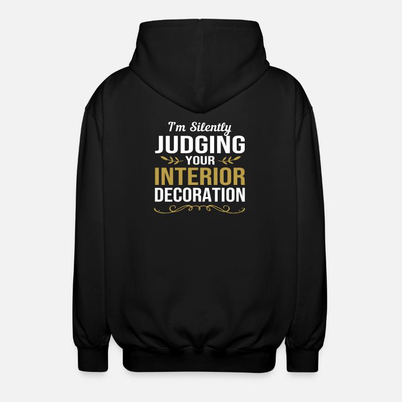 Designer d’intérieur Architecte - Veste à capuche unisexe - noir
