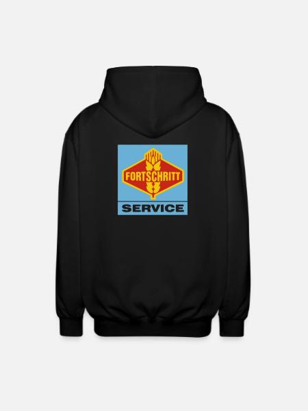 Fortschritt_DDR_Service_3 - Unisex Kapuzenjacke - Schwarz