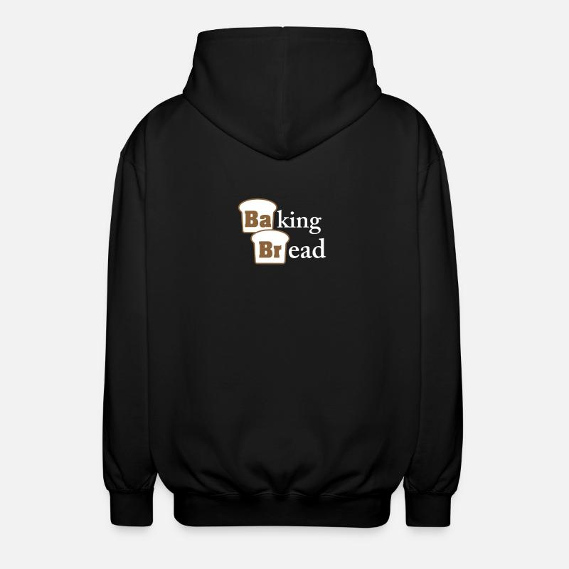 cuisson du pain - Veste à capuche unisexe - noir