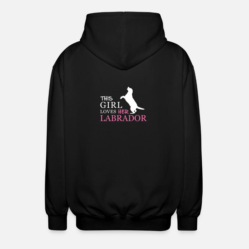 Labrador - Veste à capuche unisexe - noir