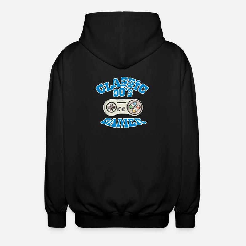 Game Zocken Geschenk - Unisex Kapuzenjacke - Schwarz