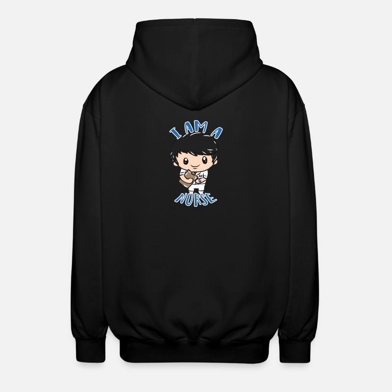 Krankenpfleger - Unisex Kapuzenjacke - Schwarz