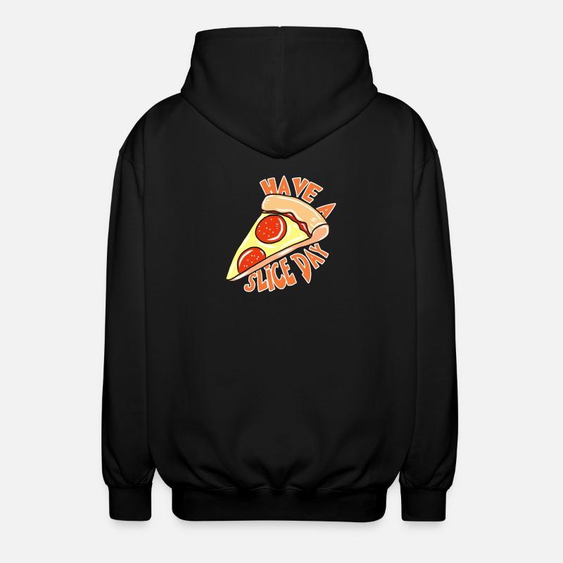 pizza - Veste à capuche unisexe - noir