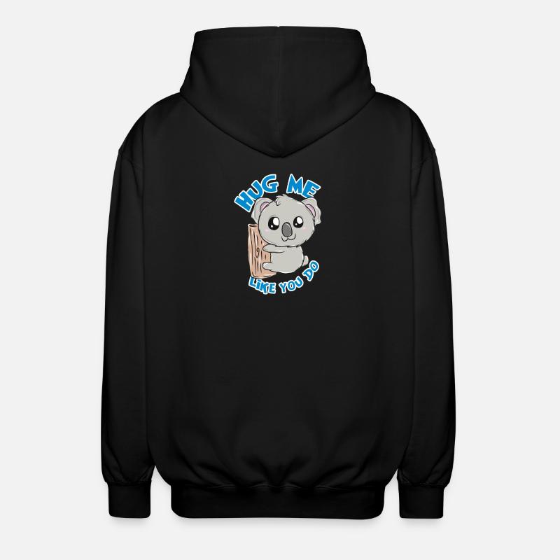 Koala - Unisex Kapuzenjacke - Schwarz