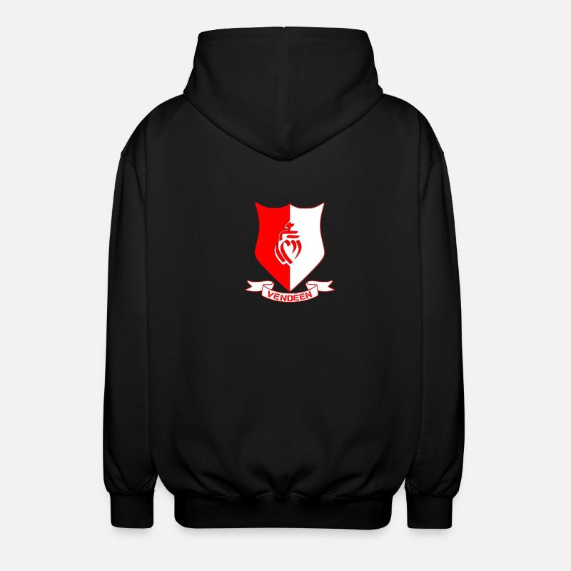 vendée - Veste à capuche unisexe - noir