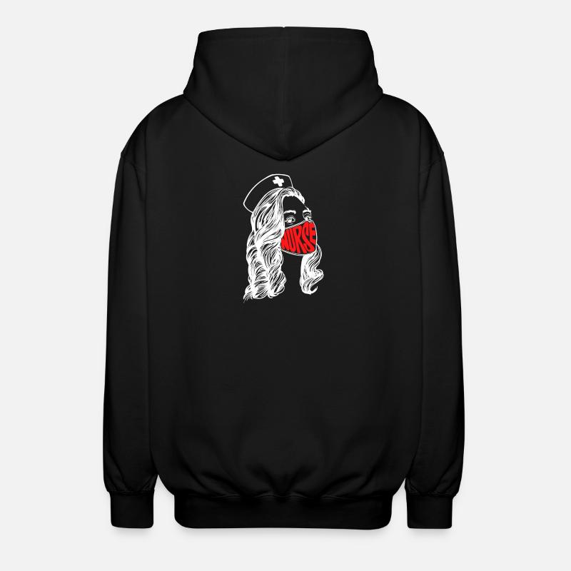 Krankenschwester Pflegerin Krankenpflegerin Beruf - Unisex Kapuzenjacke - Schwarz