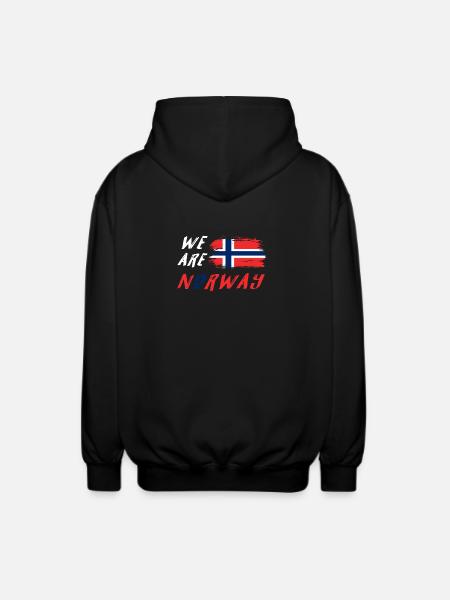We are Norwegen Design / Geschenkidee - Unisex Kapuzenjacke - Schwarz