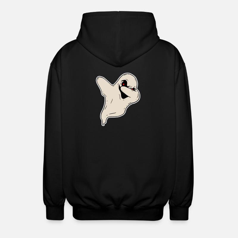 Halloween Horror Ghosts - Unisex Hooded Jacket - black