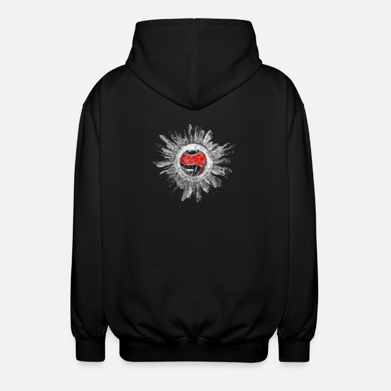 Antifa Advect - Unisex Kapuzenjacke - Schwarz
