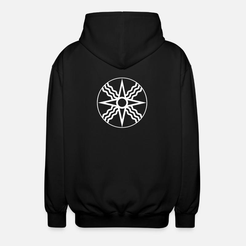 Soleil de Shamash - Veste à capuche unisexe - noir