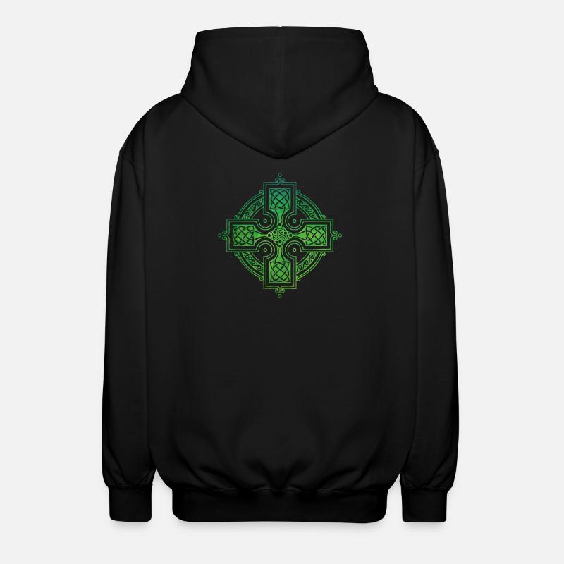 Celtic Cross - Unisex Kapuzenjacke - Schwarz
