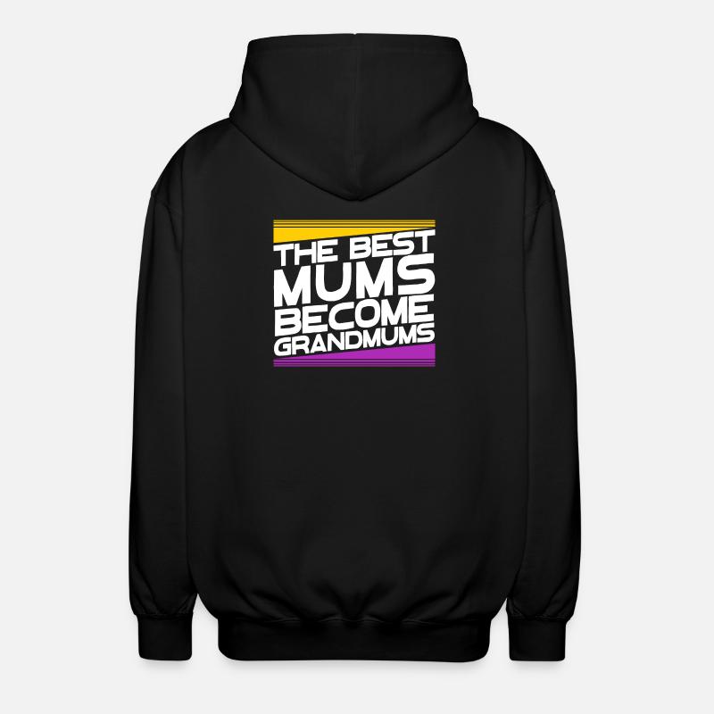 Oma Glückwunsch Großmutter Großmama Statement - Unisex Kapuzenjacke - Schwarz