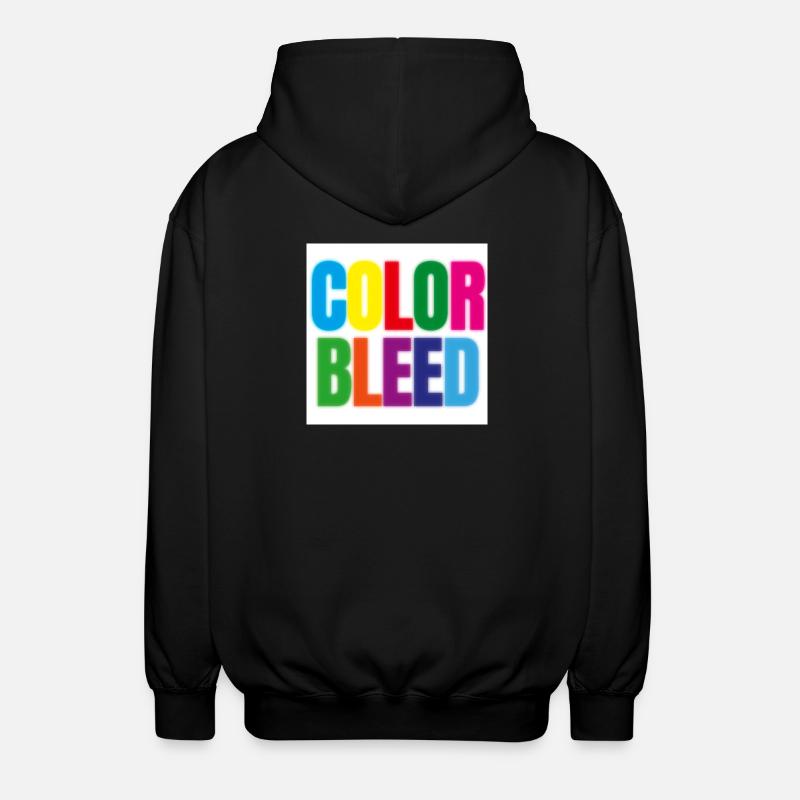ColorBleed - Unisex Kapuzenjacke - Schwarz