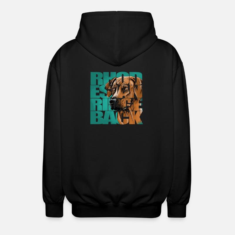 Rhodesian Ridgeback - Unisex Kapuzenjacke - Schwarz