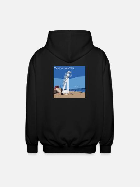 Plsya de La Mata - Unisex Hooded Jacket - black
