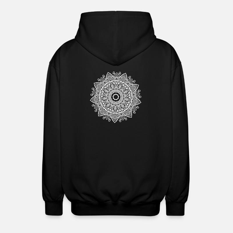 Mandala - Unisex Kapuzenjacke - Schwarz