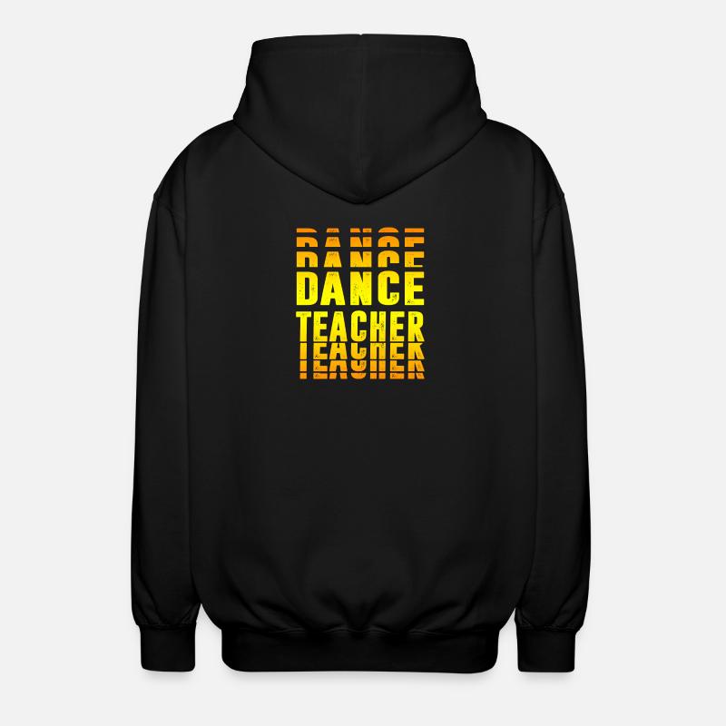 design de professeur de danse - Veste à capuche unisexe - noir