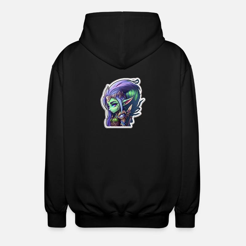 Elfe de la nuit - Veste à capuche unisexe - noir