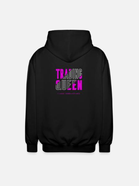 Trading Queen - Unisex Hooded Jacket - black