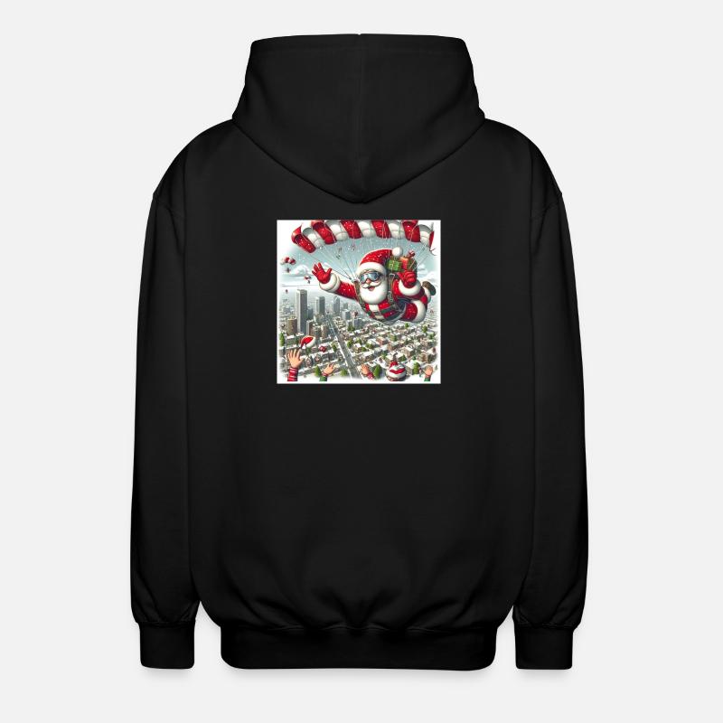 Design de Noël 13 - Veste à capuche unisexe - noir